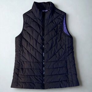 Market & Spruce Black Puffer Vest - Women’s Size Medium